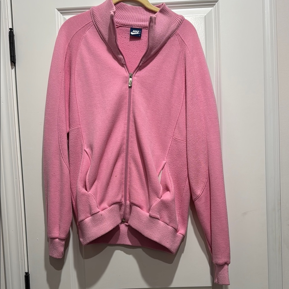 VTG Nike 80s Pink Full-Zip Jacket‎ Large